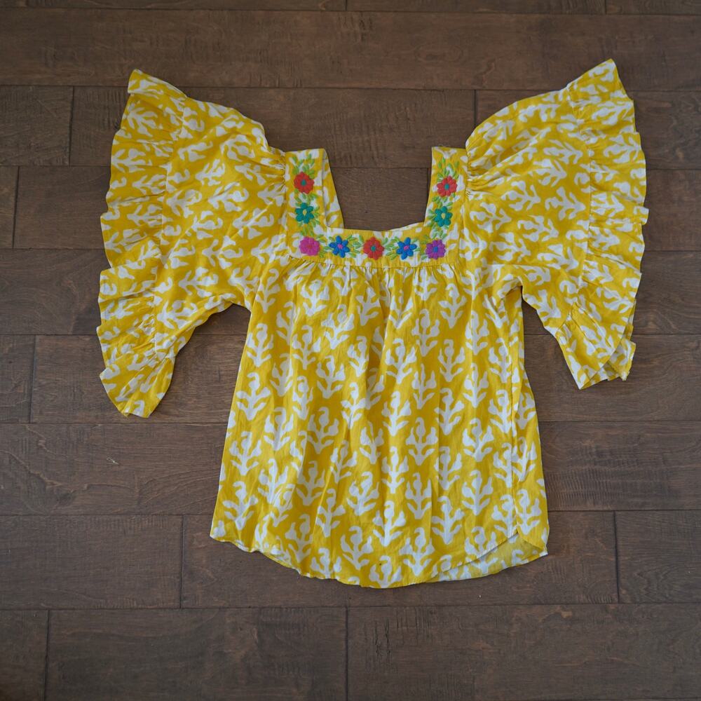 Sister Mary Boho Embroidered Bright Size Small
